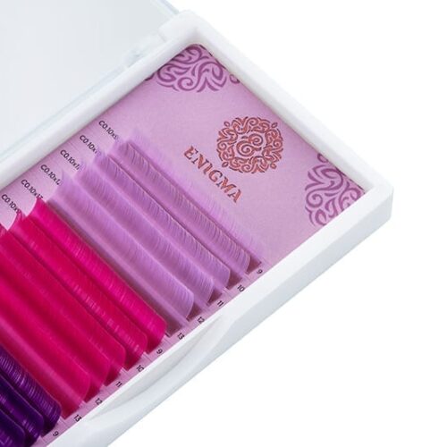 ריסים צבעוניים Enigma (מיקס) “Sweet blossom” 15 שורות