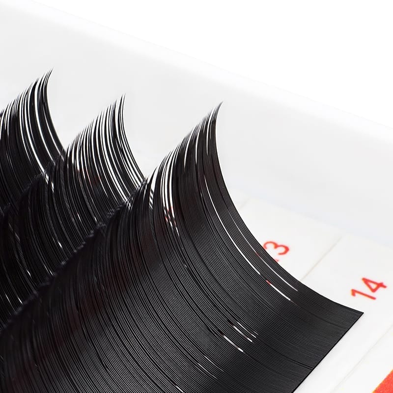 Black eyelashes SPLASH (mix) 16 lines ריסים שחורים SPLASH (מיקס) 16 שורות - Image 2