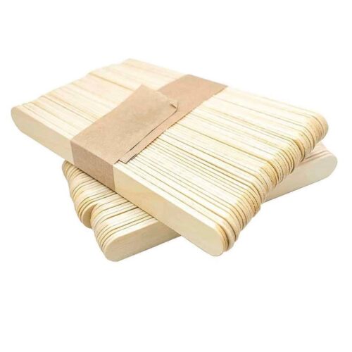 Деревянные шпатели для воска 50 шт.