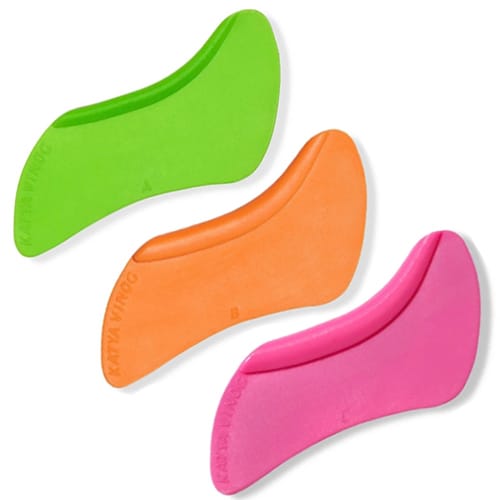 Клейкие силиконы для лифтинга нижних ресниц KATYA VINOG