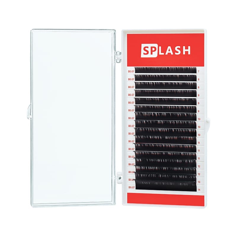 Black eyelashes SPLASH (mix) 16 lines ריסים שחורים SPLASH (מיקס) 16 שורות - Image 4