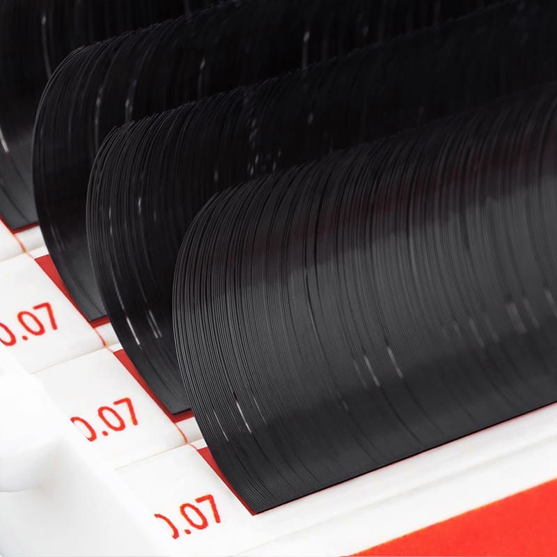 Black eyelashes SPLASH (mix) 16 lines ריסים שחורים SPLASH (מיקס) 16 שורות - Image 3