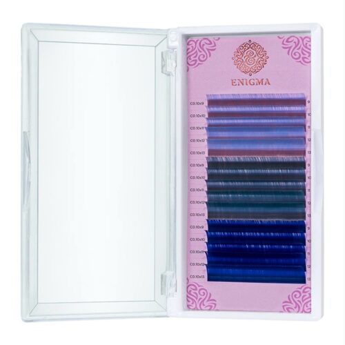 ריסים צבעוניים Enigma (mix) "Ocean dream" 15 שורות