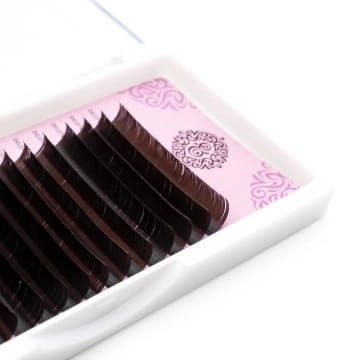 ריסים Enigma צבע Mocca 16 שורות אורכים בודדים