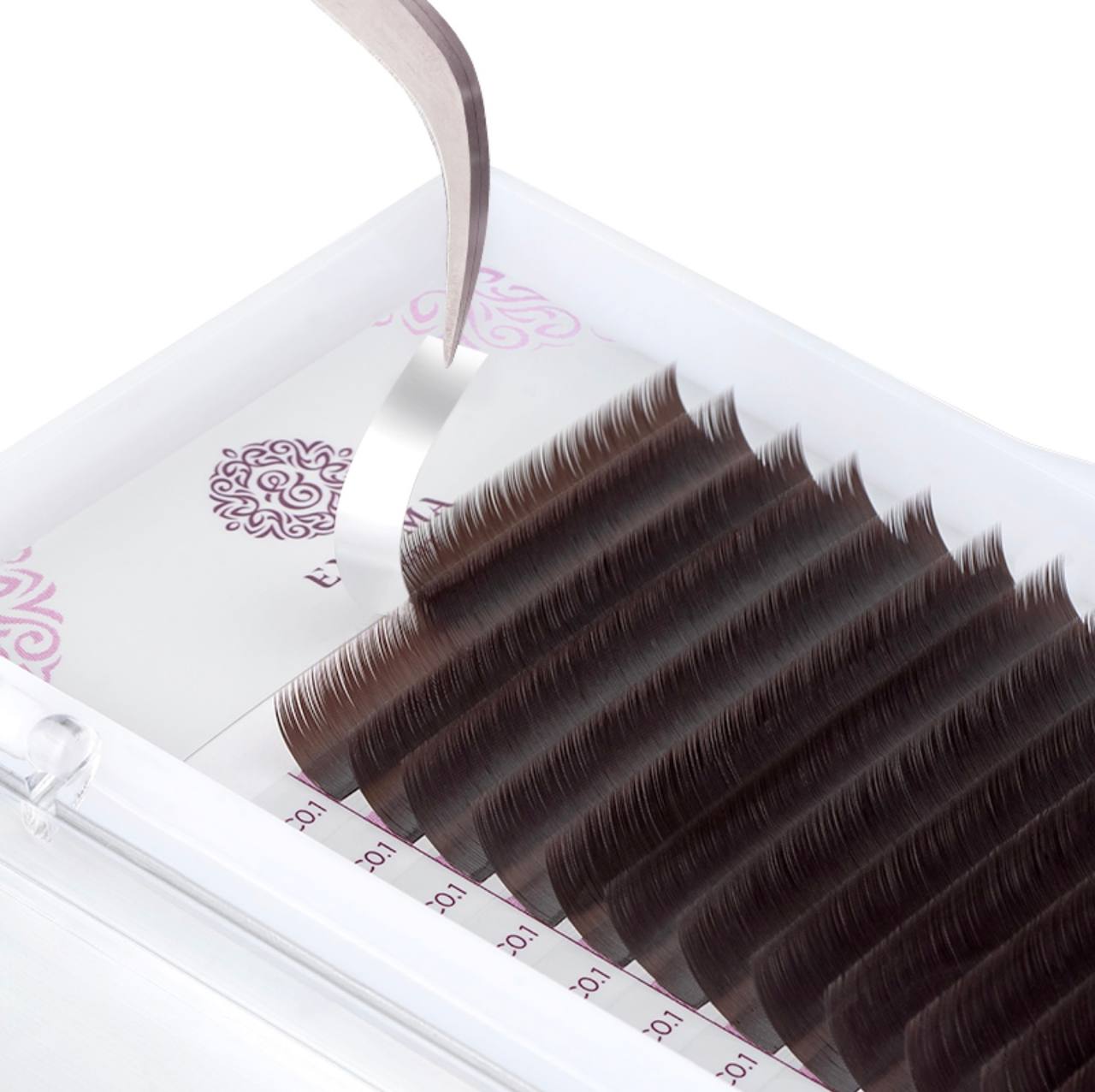 Enigma Light Eyelashes (Single Length) Mokka Color 16 lines Enigma Light Eyelashes (Single Length) Mokka Color 16 lines