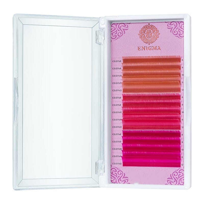 ריסים צבעוניים Enigma (mix) "Tender love" 15 שורות ריסים צבעוניים Enigma (mix) "Tender love" 15 שורות