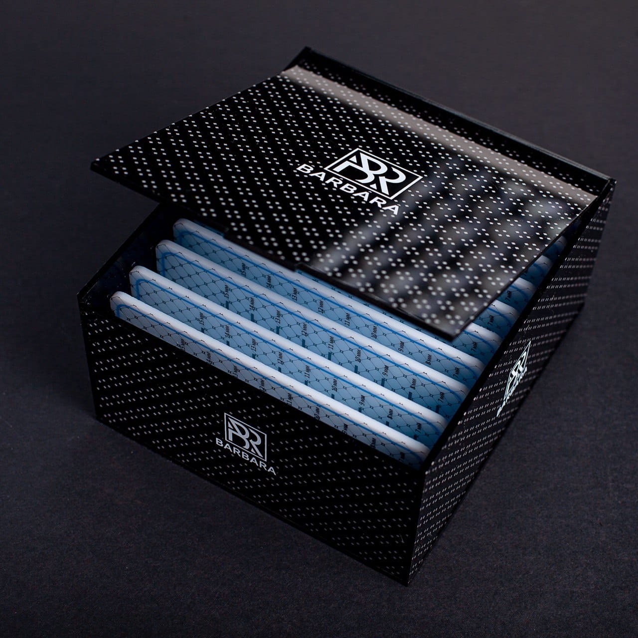 Лэшбокс чёрный BARBARA (10 планшетов) תיבת ריסים שחורה BARBARA (10 טאבלטים) — изображение 3