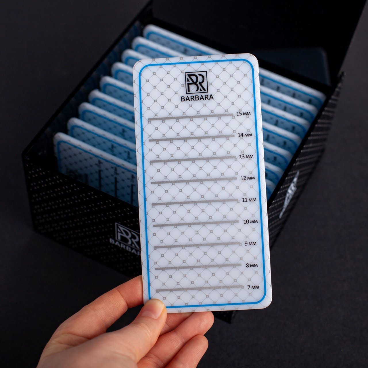 Лэшбокс чёрный BARBARA (10 планшетов) תיבת ריסים שחורה BARBARA (10 טאבלטים) — изображение 4