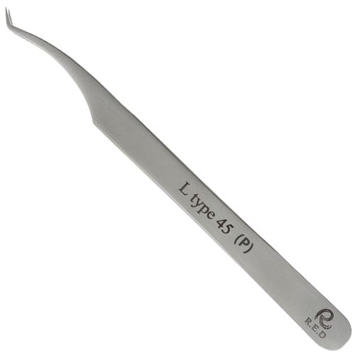 Пинцет RED с лазерным покрытием, тип L 45 (P)