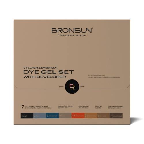 Набор гель-красок с оксидантом BRONSUN, лимитированная серия