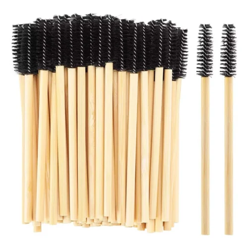 Bamboo Lash and Brow Brushes 50pcs