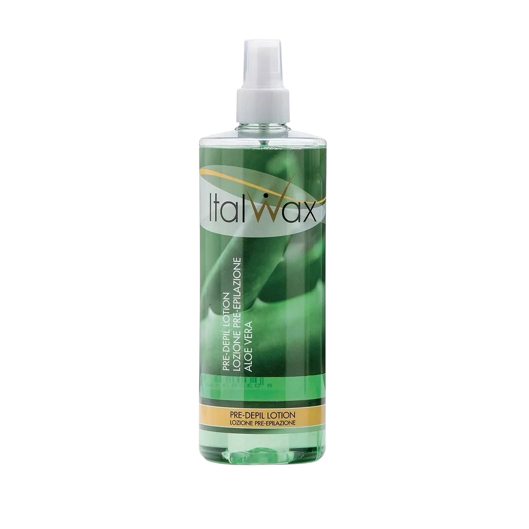 لوشن قبل إزالة الشعر ItalWax Aloe Vera 500ml لتنظيف وتحضير البشرة لوشن قبل إزالة الشعر ItalWax Aloe Vera 500ml لتنظيف وتحضير البشرة