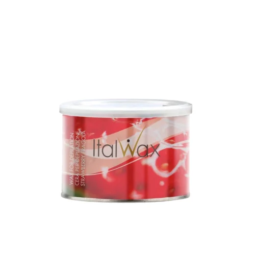ItalWax Strawberry Warm Wax 400gr for Coarse Hair Removal Strip Wax