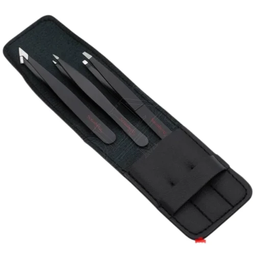 Набор пинцетов для бровей Solinberg DSET86125 3шт ручная заточка