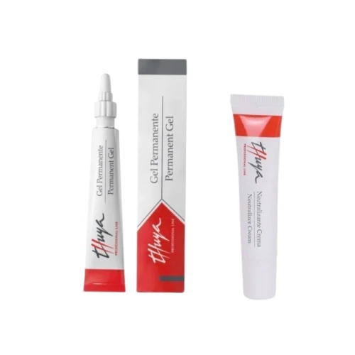 Thuya Permanent Gel + Neutralizer Cream الخطوة 1 + الخطوة 2 لرفع الرموش والحواجب
